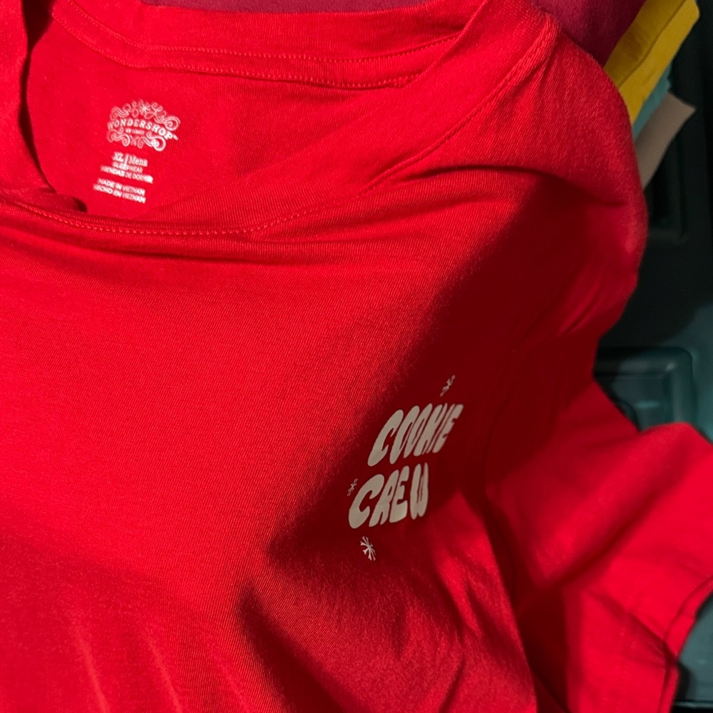 Wondershop Red 'Cookie Crew' Short Sleeve Tee
